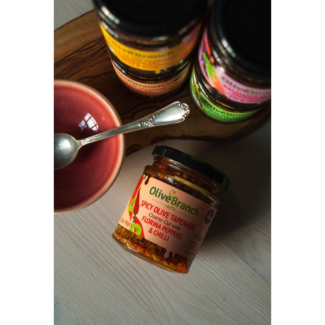 Olive Branch Olive Tapenade with Florina Peppers & Chilli