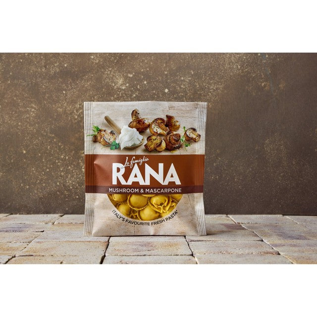 Rana mushroom and mascarpone tortelloni 250g, imported from the UK