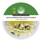 M&S white sprouting cauliflower with lemon dressing 270g, imported from the UK