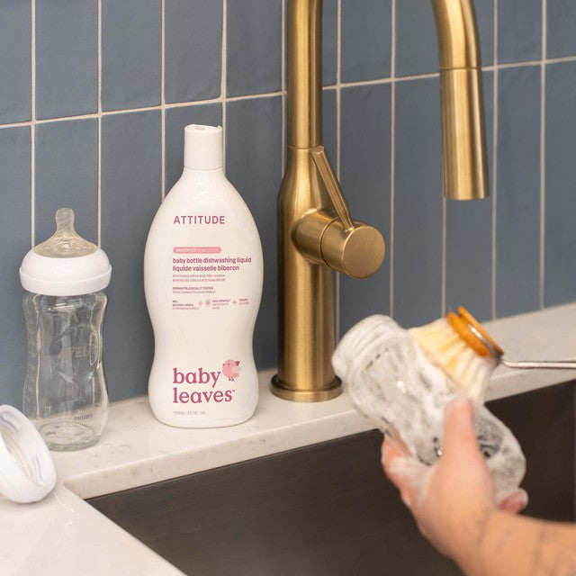 Attitude fragrance free washing up liquid 2L - British product