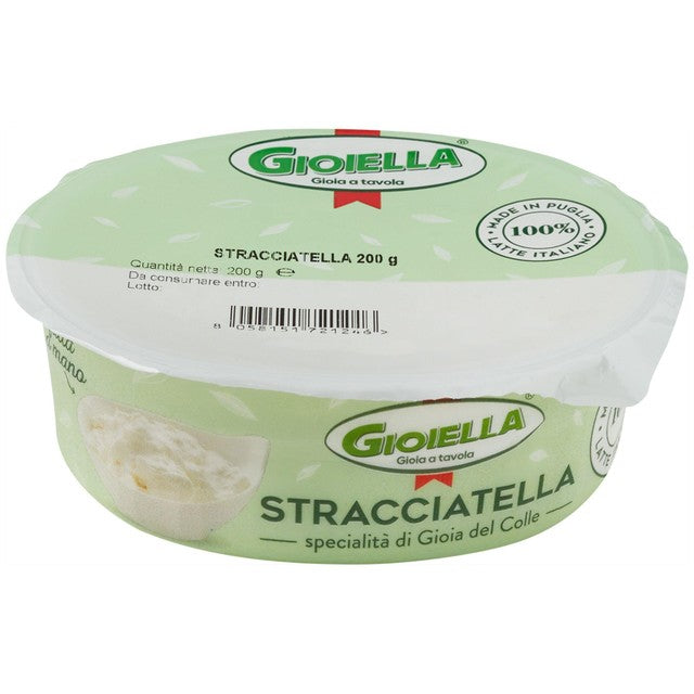 Natoora Stracciatella di Burrata Italian cheese 200g, imported from the UK