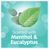 Kleenex Easy Breathe tissue box with natural eucalyptus and menthol 56 tissues, UK version