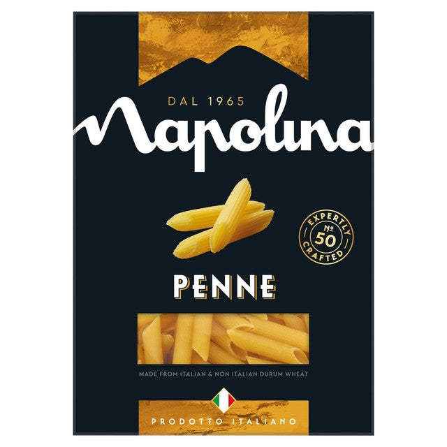 Napolina penne pasta 500g, imported from the UK