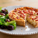 Higgidy beechwood smoked bacon and mature cheddar quiche 400g, UK version