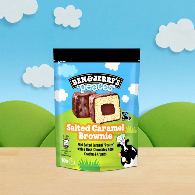 Ben & Jerry's salted caramel brownie peaces ice cream bites 160ml - British product