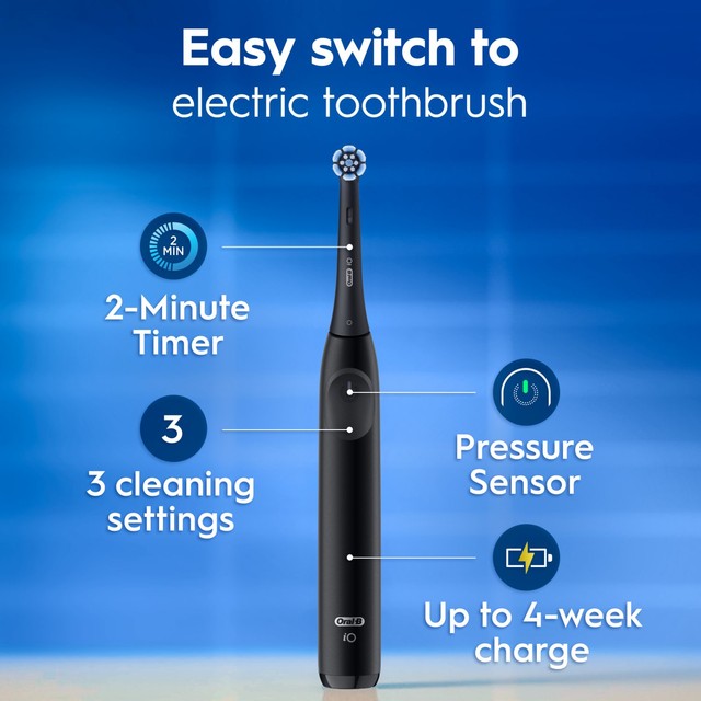 Oral-B electric toothbrush Night Black / Calm Pink duo pack, imported from the UK