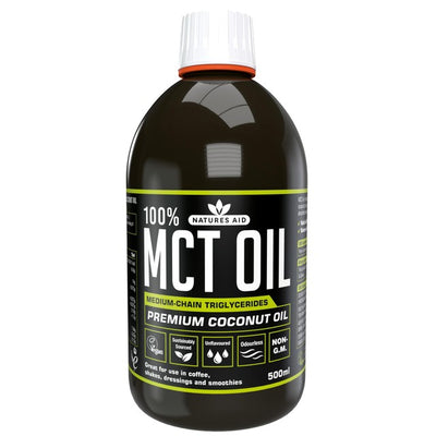Natures Aid 100 % MCT Olje Kokosolje 500ml