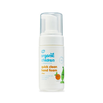Green People Organic Children Hand Foam Sanitiser Citrus 100ml