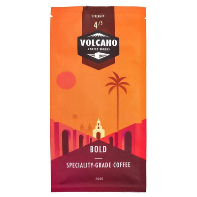 Volcano Coffee Works Bold Colombia Espresso Coffee Beans 200g