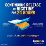 NiQuitin CQ 21mg Clear Patch Step 1, imported from the UK
