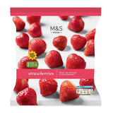 M&S frozen strawberries 500g, imported from the UK