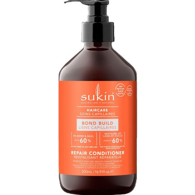 Sukin Bond Build Repair Conditioner for Dry and Damaged Hair 500ml