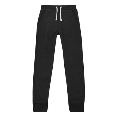 M&S Boys Unisex Cotton Joggers Black 6-7 Years