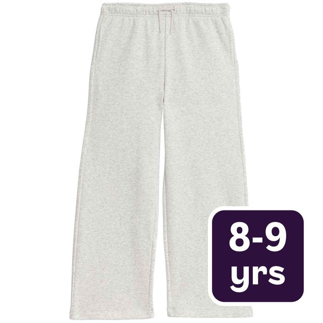 M&S Girls wide leg cotton rich joggers 8-9 years, imported from the UK