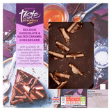 Sainsburys Belgian Chocolate  Salted Caramel Cheesecake Taste the Difference 500g