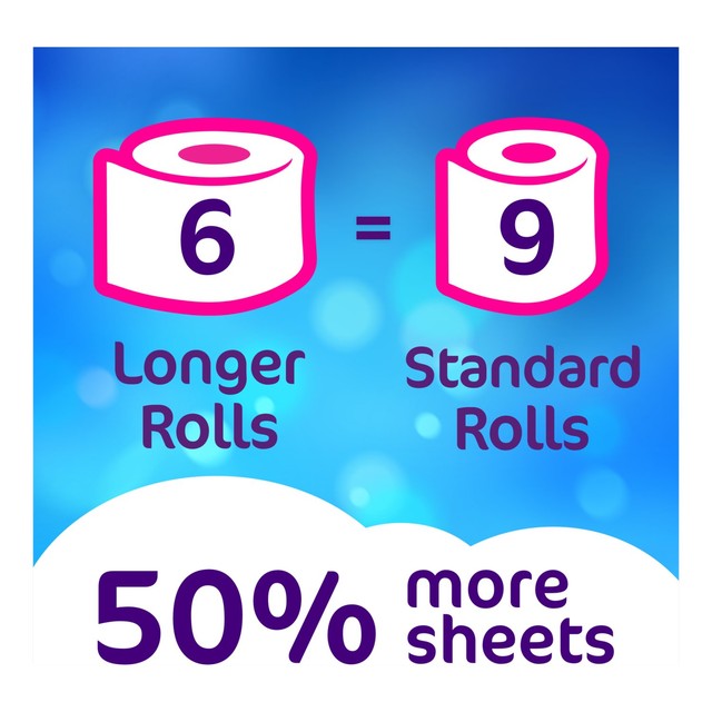Cushelle original mega toilet rolls 6 pack - British product