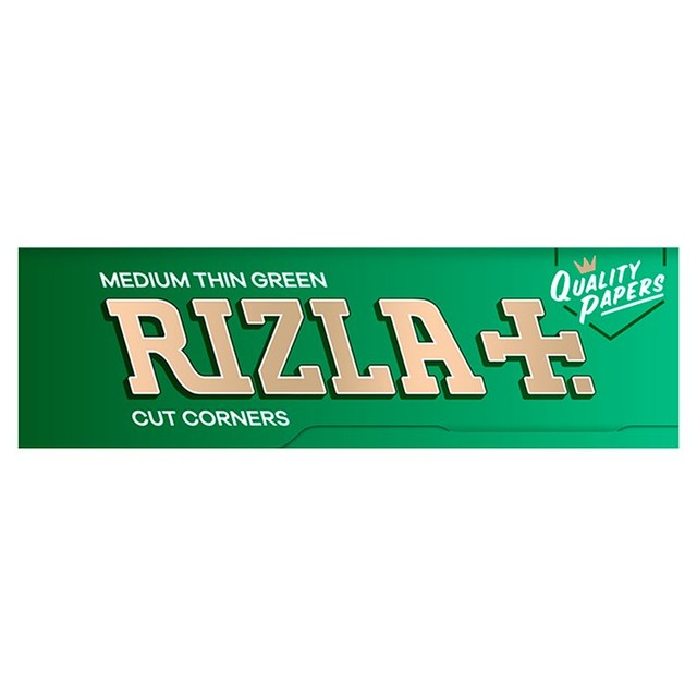 Rizla green cigarette papers small pack, imported from the UK
