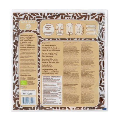 King Soba Økologiske Brown Rice Paper Wraps 200 g