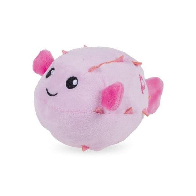 Petface Pippa Puffer Fish plush dog toy, imported from the UK