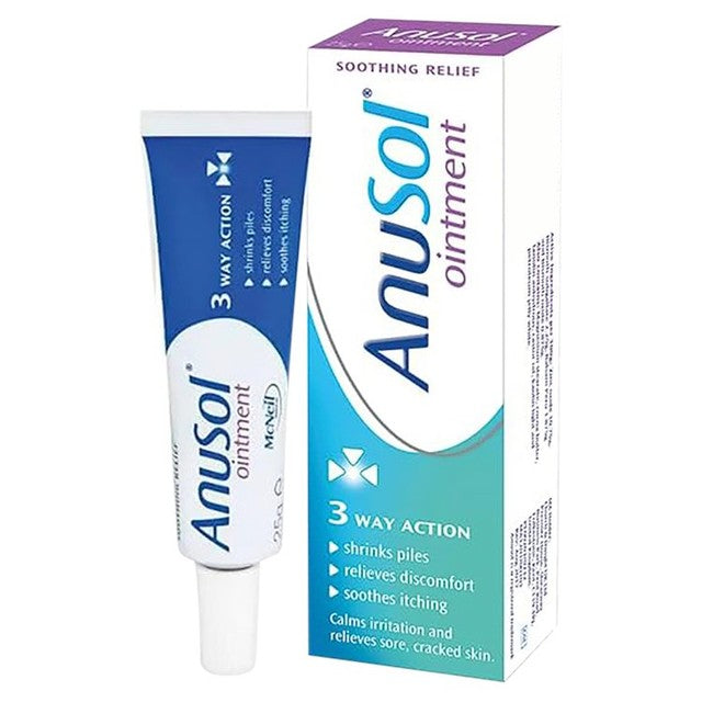 Anusol haemorrhoid relief ointment 25g - British product