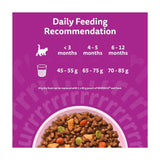 Whiskas kitten chicken dry cat food 800g (British brand)