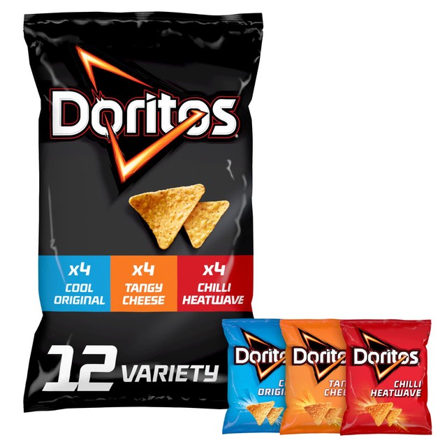 Doritos variety tortilla chips multipack - British product