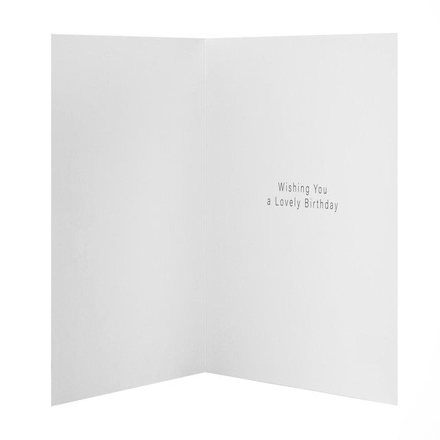 M&S floral wreath birthday card 15cm, imported from the UK
