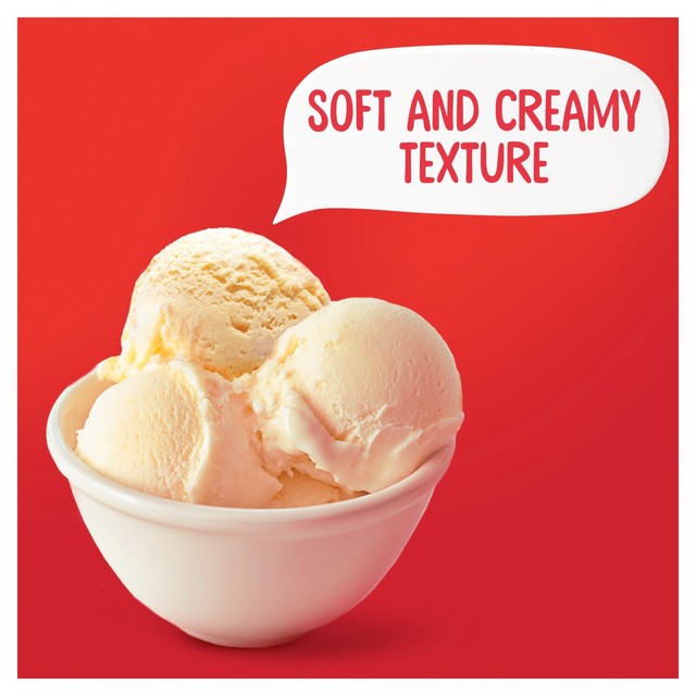 Wall's soft scoop vanilla ice cream 1.8L tub (British brand)