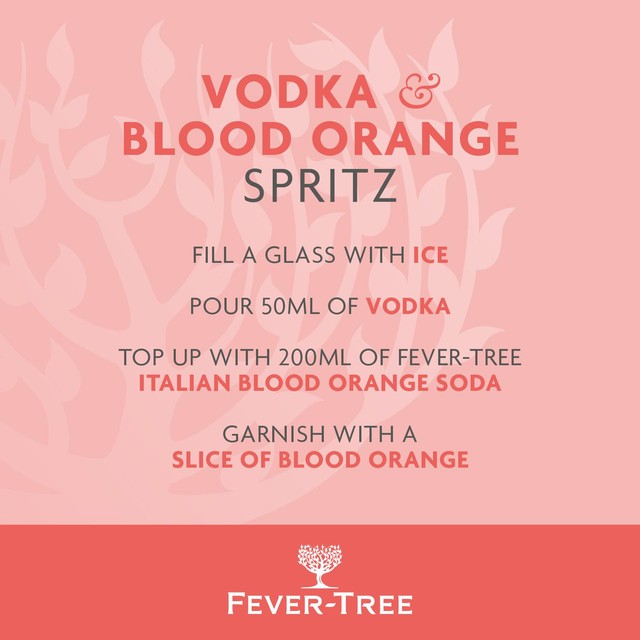 Fever-Tree Italian Blood Orange Soda 6 x 150ml - British product