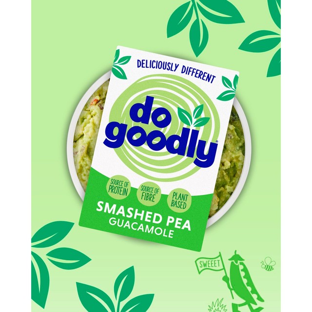 Do Goodly smashed pea guacamole dip 150g - British product