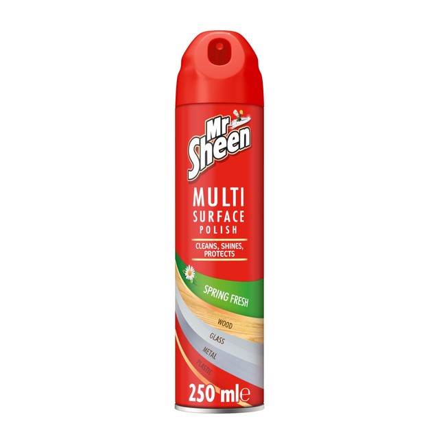 Mr Sheen multi surface polish spray 250ml, imported from the UK