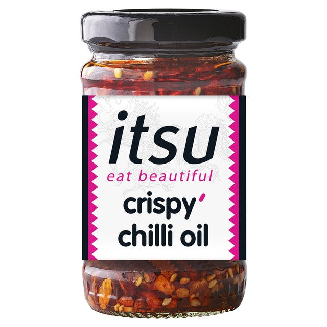 Itsu crispy chilli oil 100g, UK version