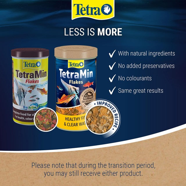 Tetra tropical fish food flakes 52g (British brand)