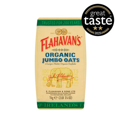 Flocons d'avoine bio Jumbo Flahavan's 1kg