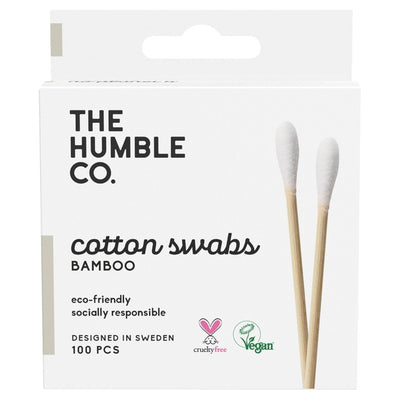 Humble Bamboo Cotton Swabs White 100 Pack