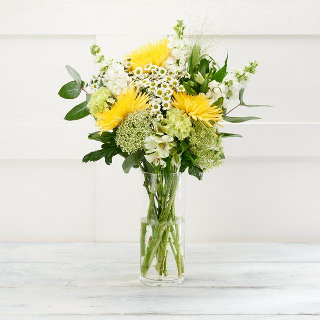 Vibrant Mixed Flower Bouquet with Yellow Chrysanthemums and Assorted Blooms