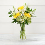 Vibrant Mixed Flower Bouquet with Yellow Chrysanthemums and Assorted Blooms