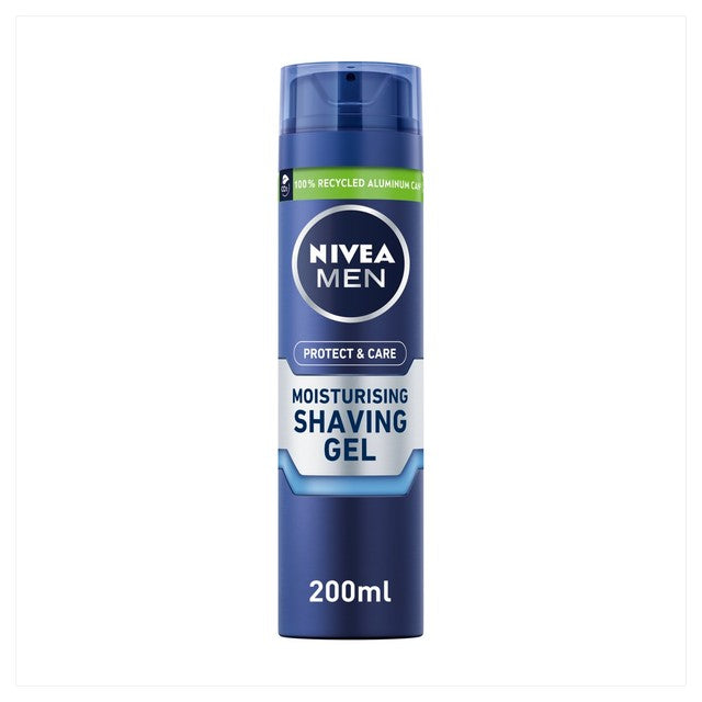 Nivea Men Protect & Care Moisturising Shaving Gel 200ml, imported from the UK