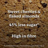 Graze Cherry Bakewell flapjack snack bar 50g, UK version
