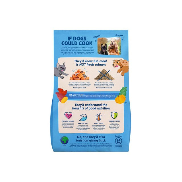 Edgard & Cooper salmon dry dog food 1kg - British product