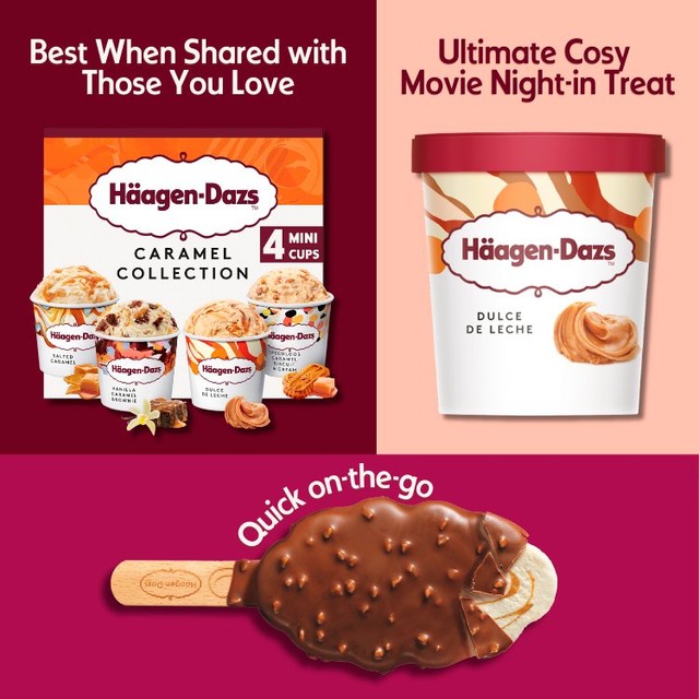 Haagen-Dazs Dulce de Leche ice cream 460ml, UK version
