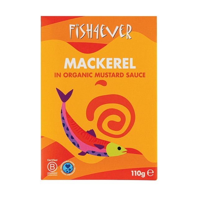 Fish 4 Ever Mackerel in Mustard Sauce 110g - British product