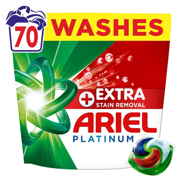 Ariel Platinum Bio Pods washing capsules 70 washes - British product