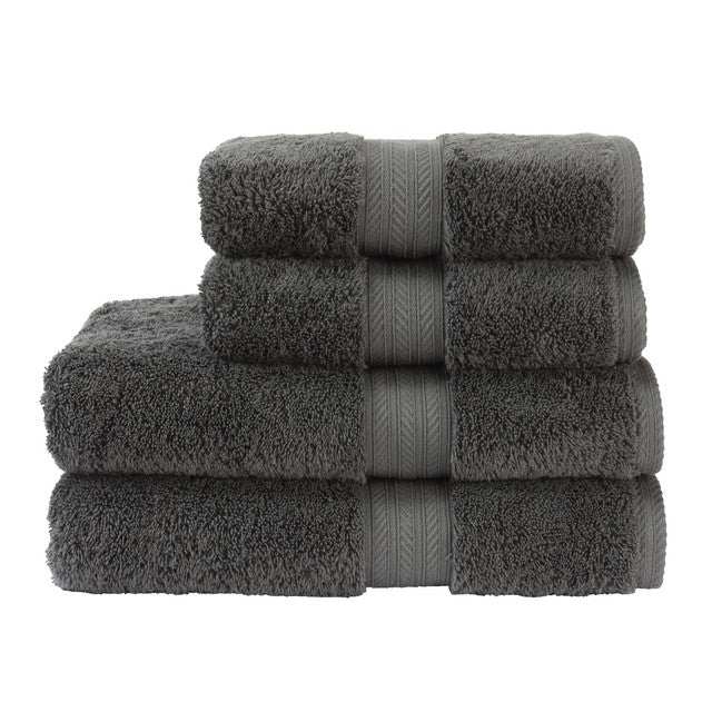 Christy Renaissance Ash Grey bath sheet, 89x173cm - British product