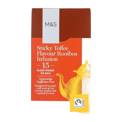 M&S Sticky Toffee Rooibos Infusion Teabags 15 Teabags