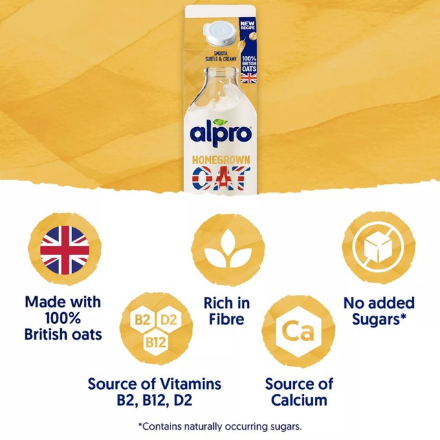 Alpro oat chilled dairy free drink 1L - British product
