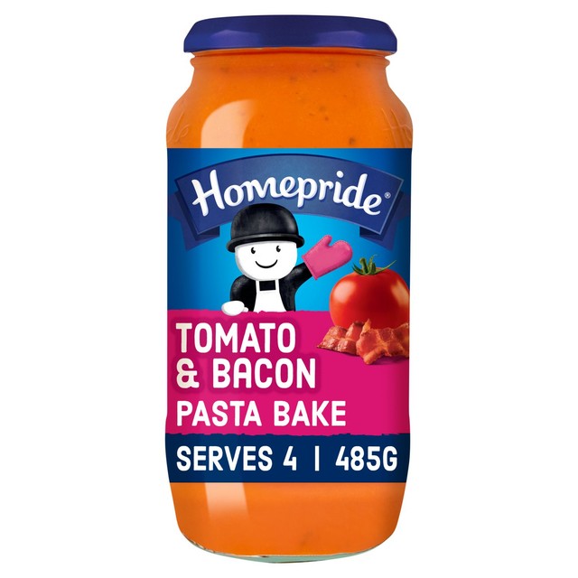 Homepride Creamy Tomato & Bacon Pasta Bake Sauce 485g, UK version