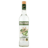 Stoli Cucumber Vodka 70cl Glass Bottle (British brand)