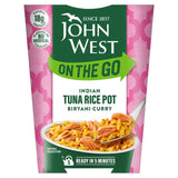 John West Indian Biryani Curry Tuna Rice Pot 120g, UK version