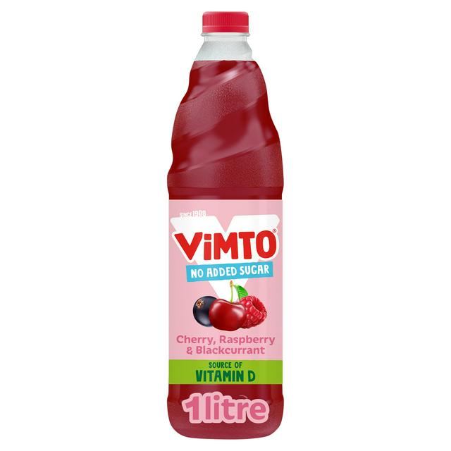 Vimto Real Fruit Squash Cherry Raspberry Blackcurrant 1L